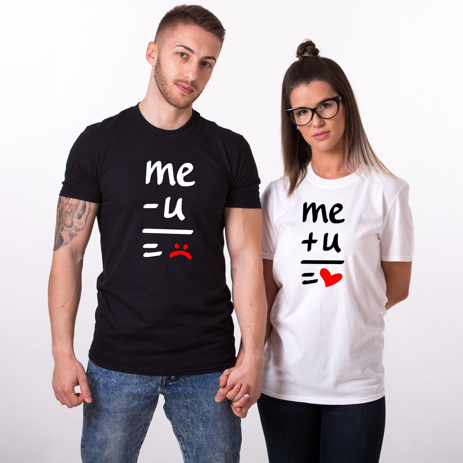 Tricouri de cupluri ME AND YOU - sakosa.ro