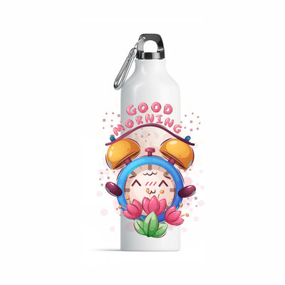 Bidon sport alb - GOOD MORNING