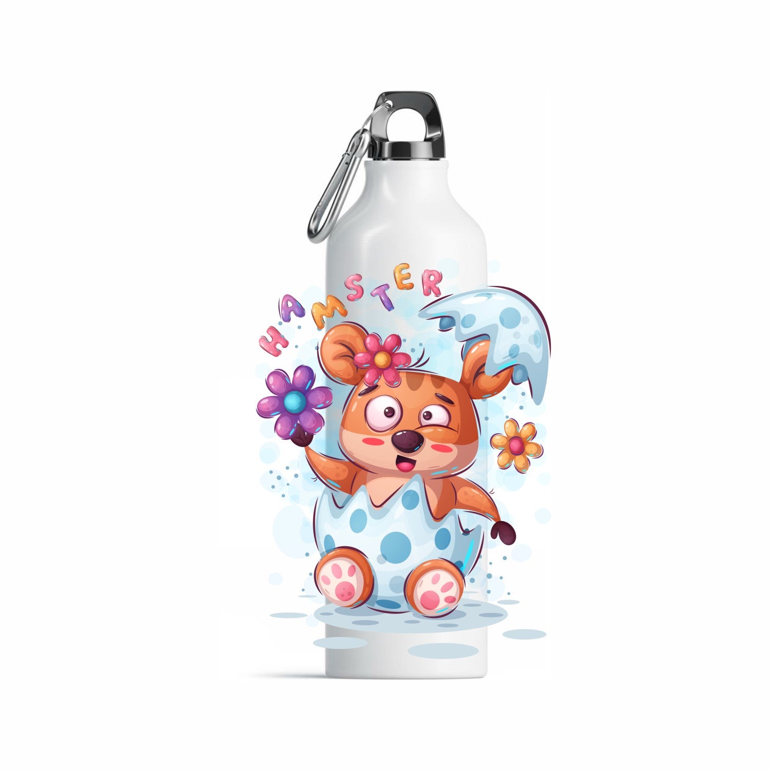 Bidon sport alb - HAMSTER - sakosa.ro