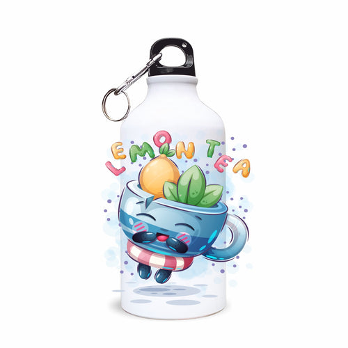 Bidon sport alb - LEMON TEA