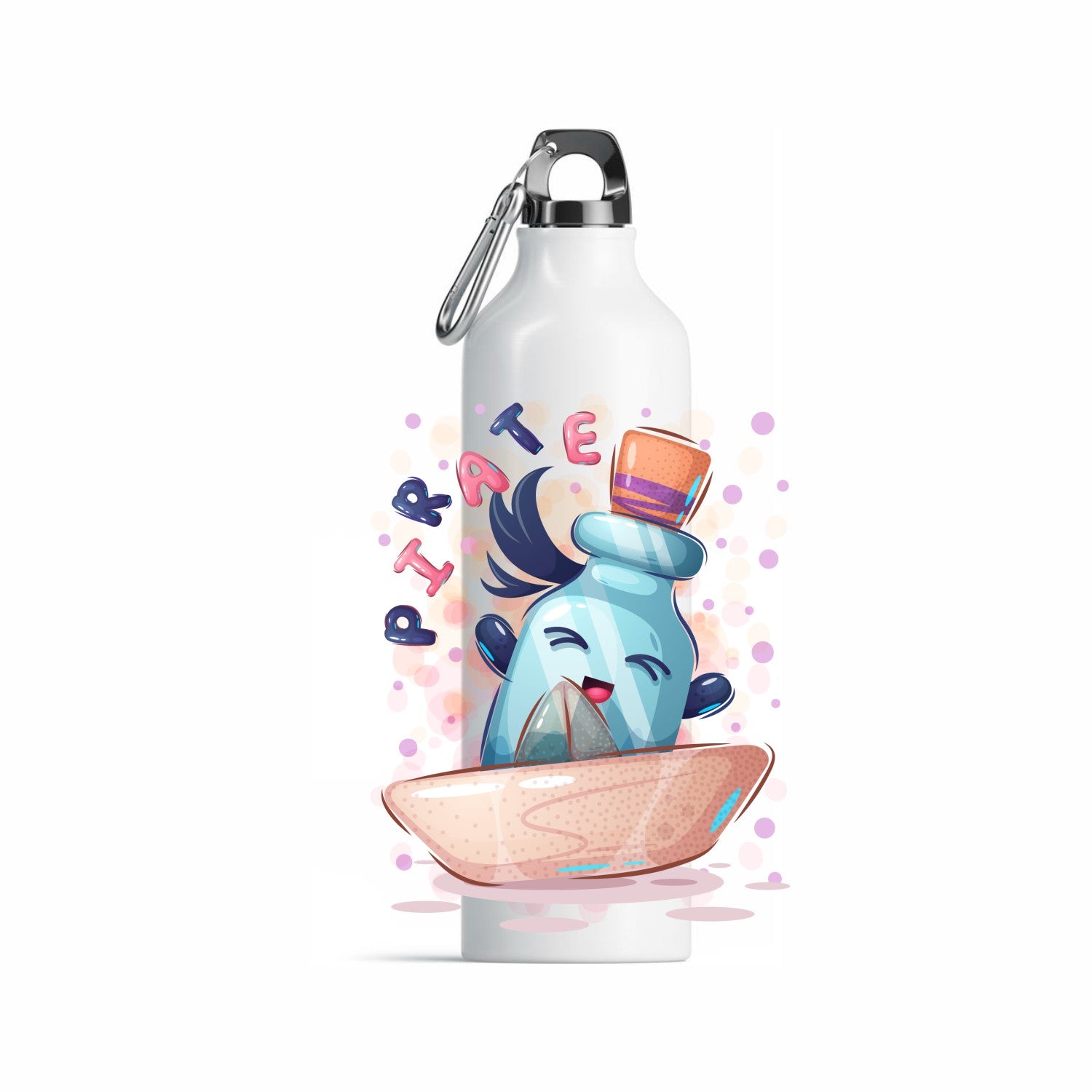 Bidon sport alb - PIRATE