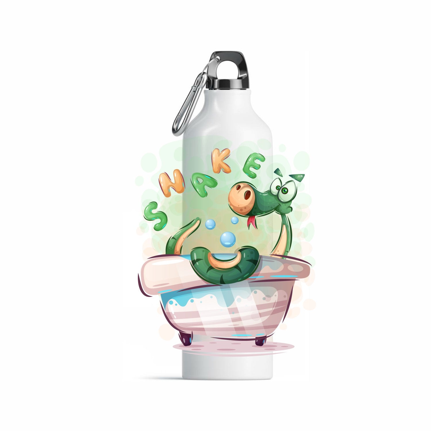 Bidon sport alb - SNAKE - sakosa.ro