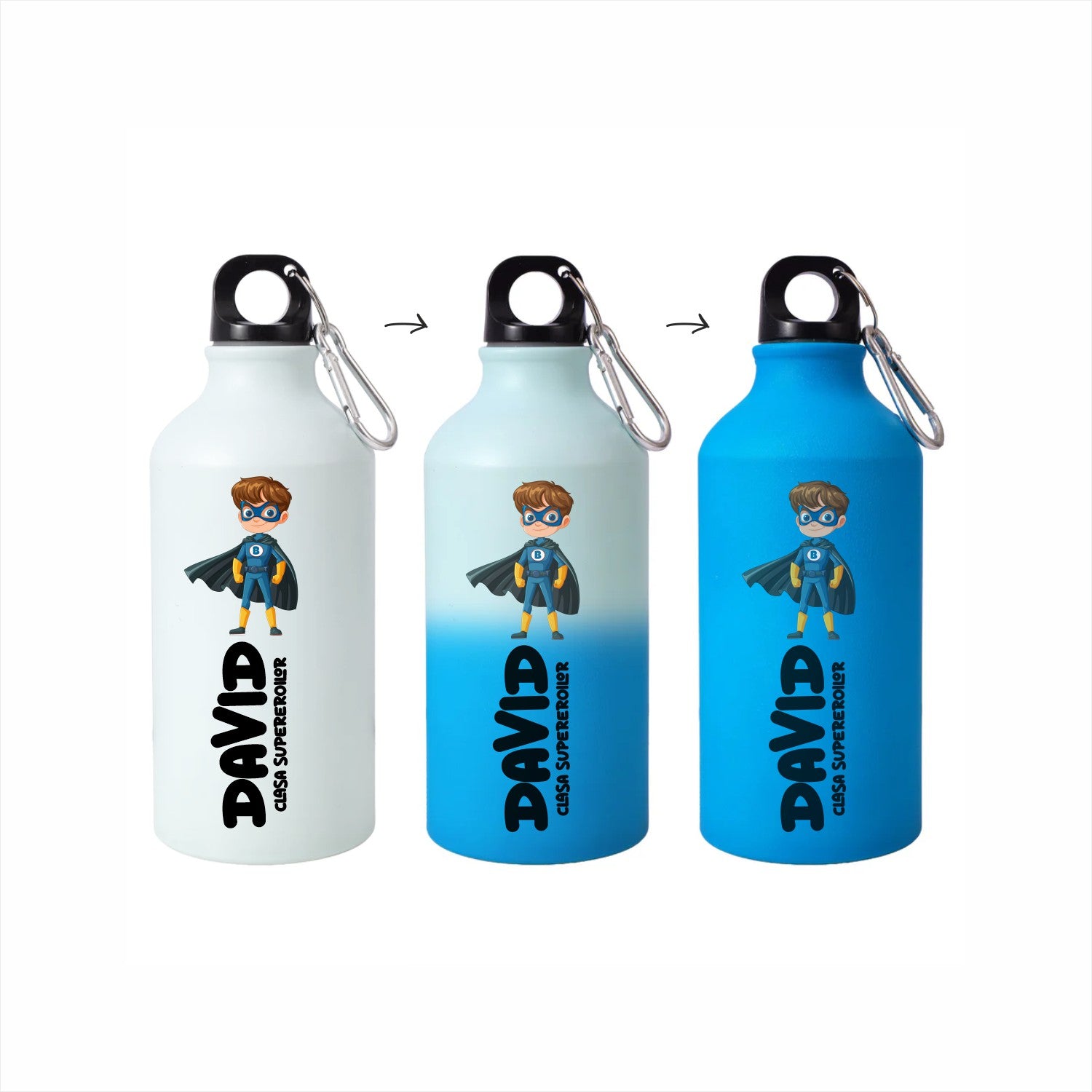 Bidon termosensibil la rece - albastru - sakosa.ro