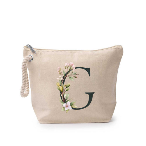 Portfard personalizat cu litera G, material din bumbac 100% - sakosa.ro