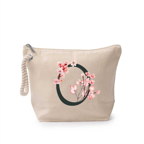 Portfard personalizat cu litera O, material din bumbac 100% - sakosa.ro