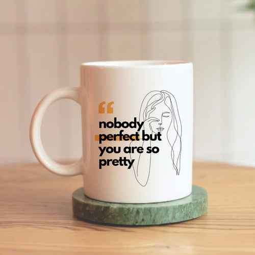 Cană personalizată NOBODY PERFECT