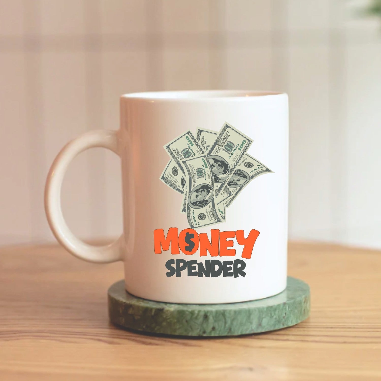 Cană personalizată MONEY SPENDER