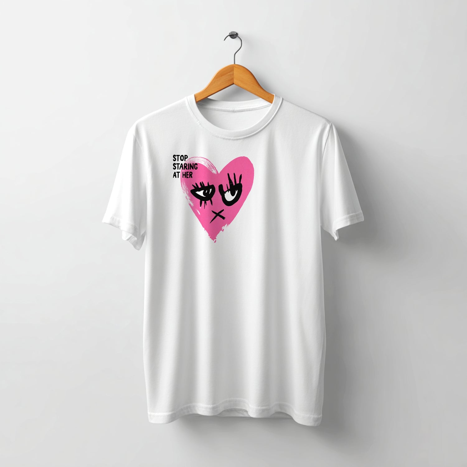 Tricou Stop Staring At Her - sakosa.ro