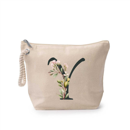 Portfard personalizat cu litera Y, material din bumbac 100% - sakosa.ro