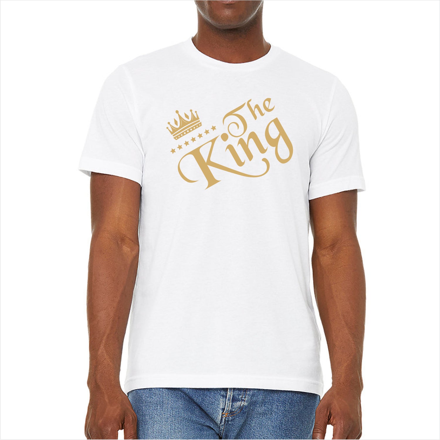 Tricou personalizat barbati - The King - sakosa.ro
